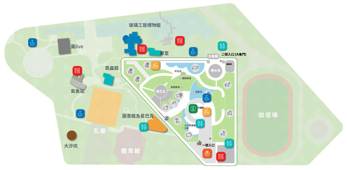 新竹景點｜新竹市立動物園：全台首座無柵欄動物園