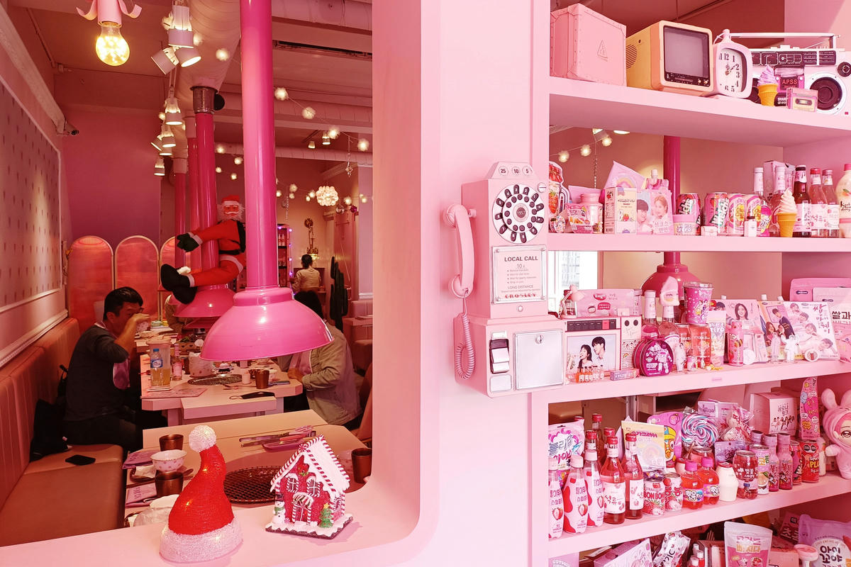 宜蘭美食｜Pink Oni 粉紅姐姐韓式料理：粉紅餐廳×韓服體驗