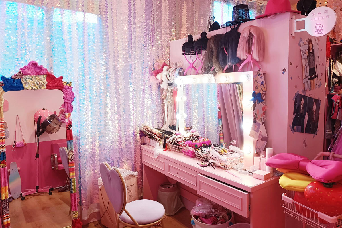 宜蘭美食｜Pink Oni 粉紅姐姐韓式料理：粉紅餐廳×韓服體驗