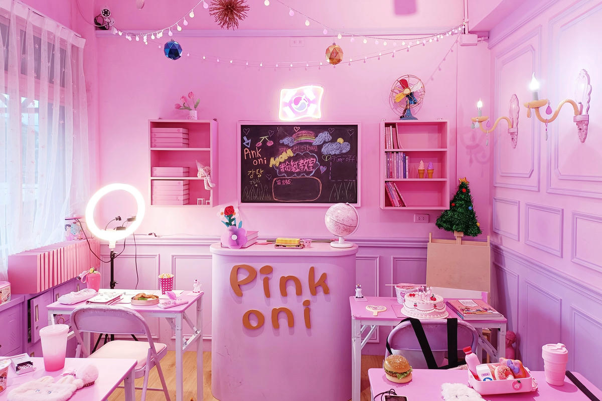 宜蘭美食｜Pink Oni 粉紅姐姐韓式料理：粉紅餐廳×韓服體驗