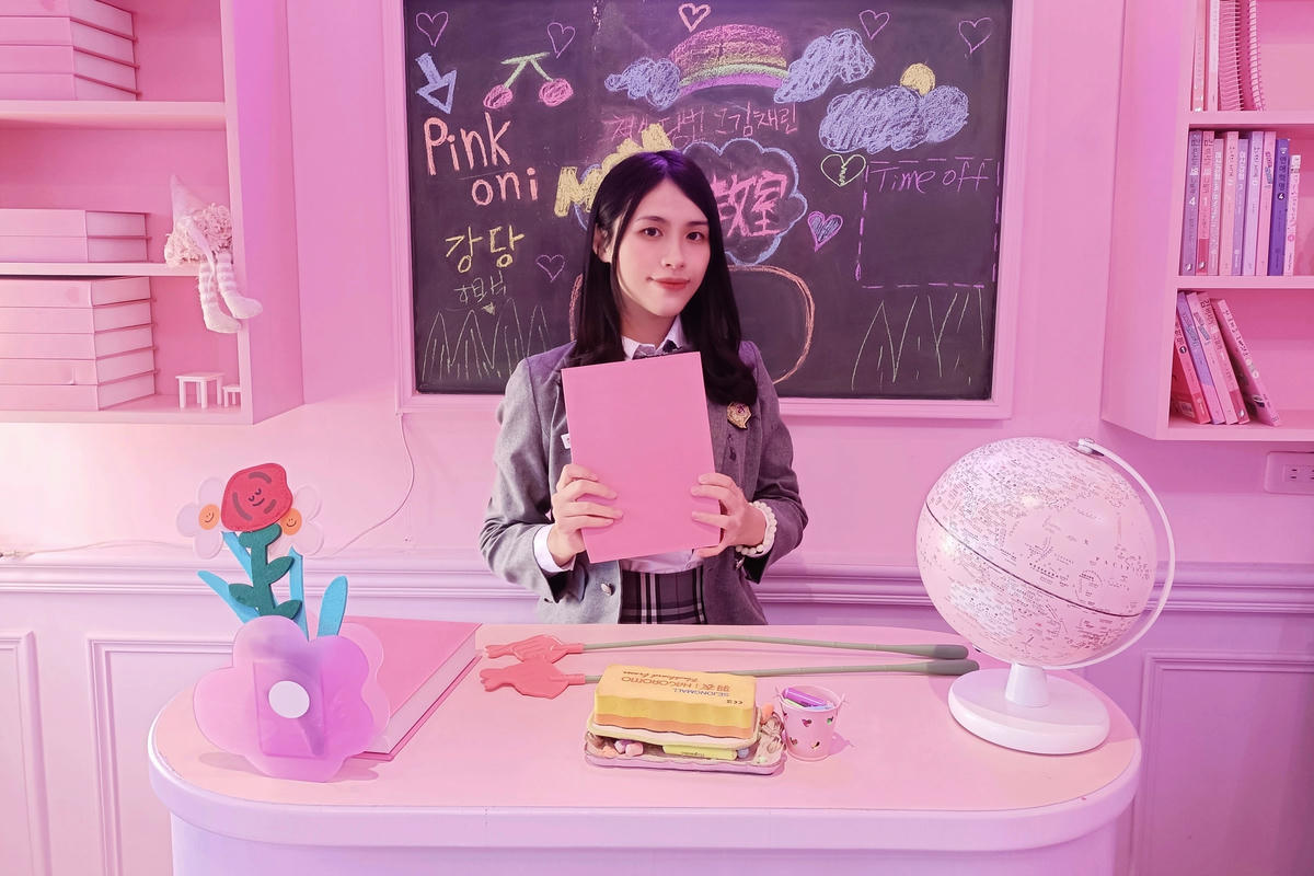宜蘭美食｜Pink Oni 粉紅姐姐韓式料理：粉紅餐廳×韓服體驗