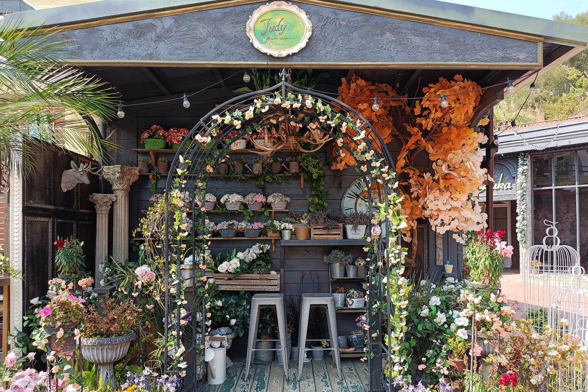 苗栗景點｜莫內秘密花園：婚紗攝影基地，重現京都街道風情