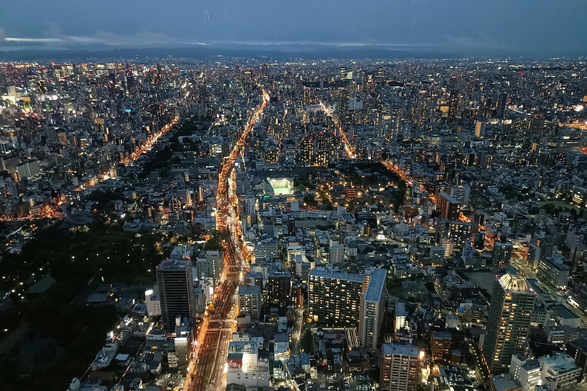大阪景點｜阿倍野展望台 HARUKAS 300：飽覽360度大阪夜景