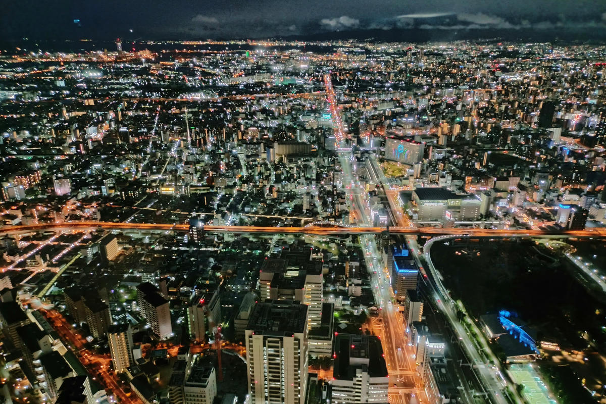 大阪景點｜阿倍野展望台 HARUKAS 300：飽覽360度大阪夜景